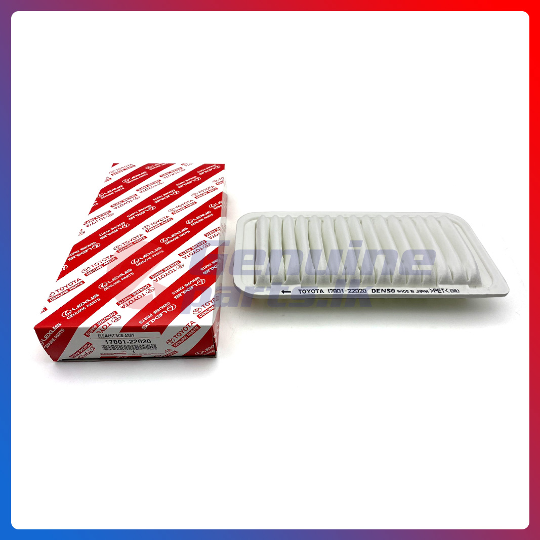 Toyota Genuine Air Filter 17801-22020 - E Genuine Parts